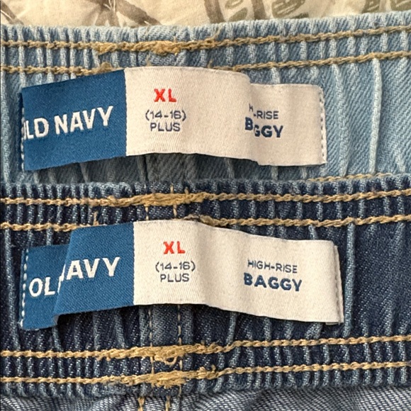 Denim Baggy Jeans size 14-16 plus GIrls Old Navy - Picture 8 of 9
